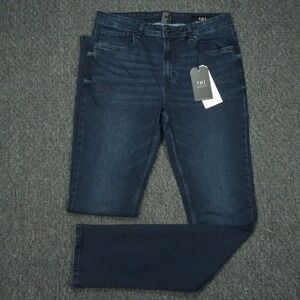 The Perfect Jean Jeans Mens 36x38 Blue Slim Thick 5 Pocket Stretch NWT